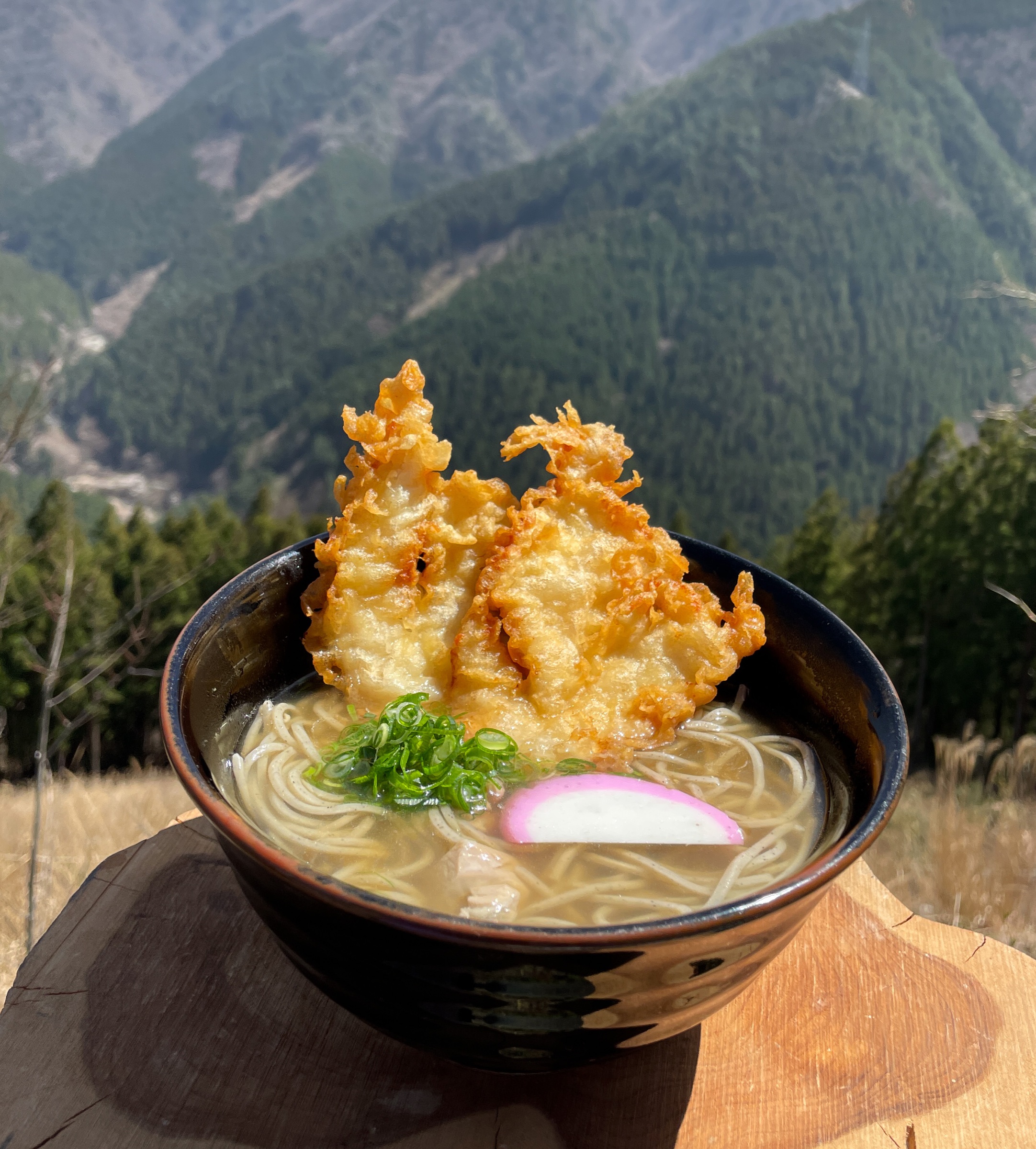 鶏天蕎麦